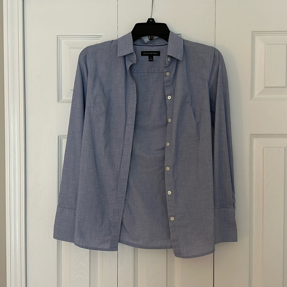 Banana Republic Blue Dress Shirt